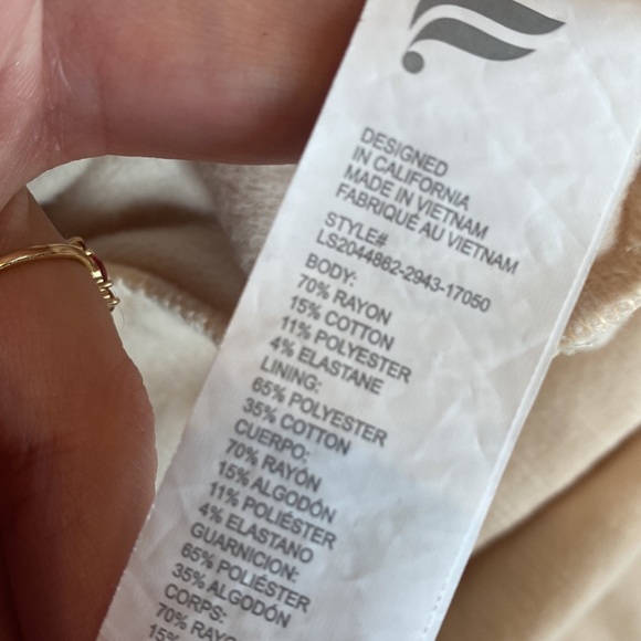 Fabletics Beige Pullover Hoodie - Picture 9 of 9